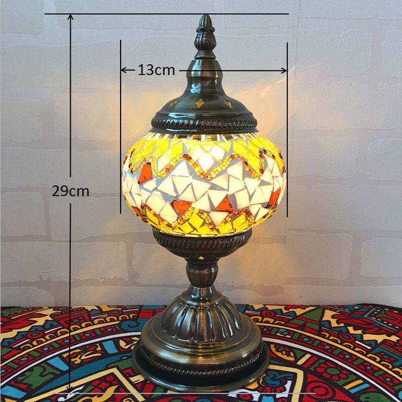 Vintage Mediterranean Fluorescent Table Lamp