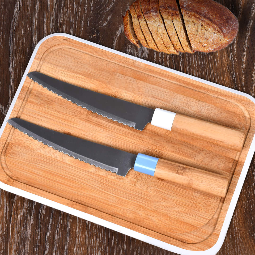 Tessie & Jessie kitchen Cutlet Knife with Wooden Handle