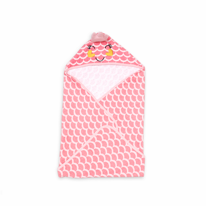 Hooded Towel Pink Hypo