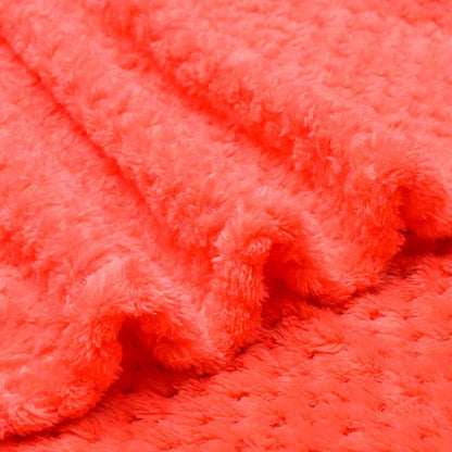 Super Soft Fluffy Fleece Flannel Fabric Blanket-Red