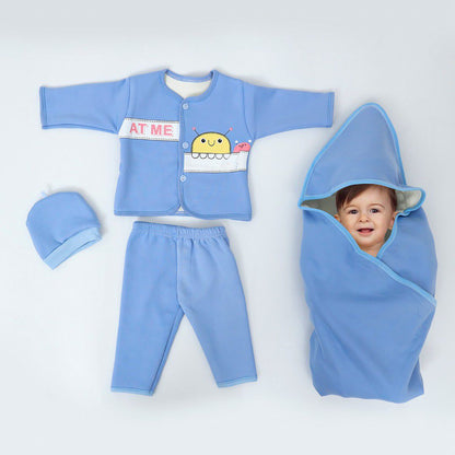 4-Pcs Baby Boy Winter Dress Set